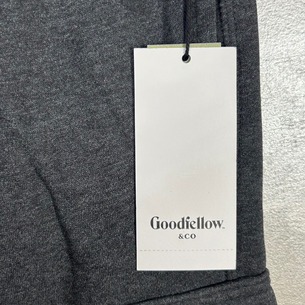 Goodfellow & Co‎ Mens Dark Gray Ultra Soft Fleece Cargo Jogger Pants Size XS NWT - Picture 2 of 11